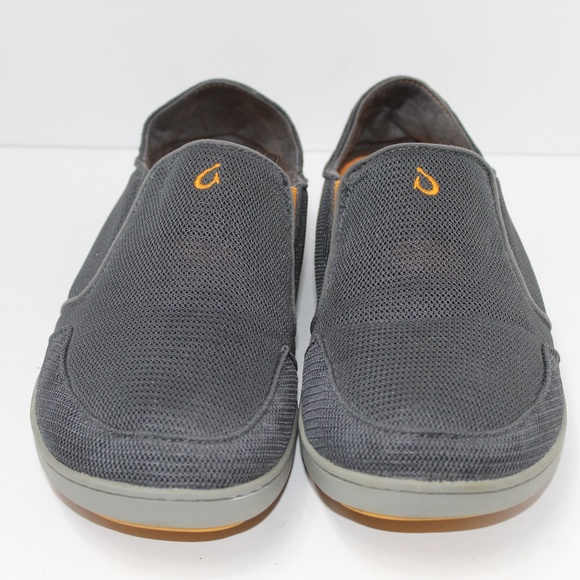 OluKai Other - Men's OluKai Mesh Grey Blue Slip On Loafers